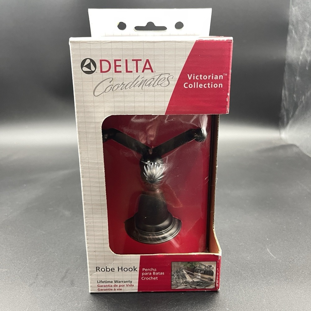 Delta Victorian Collection Robe Hook Venetian‎ Bronze 75035RB NOS
